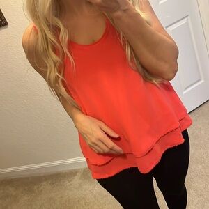 ❤️ Rachel , Rachel Roy, baby doll top❤️size S color, coral red